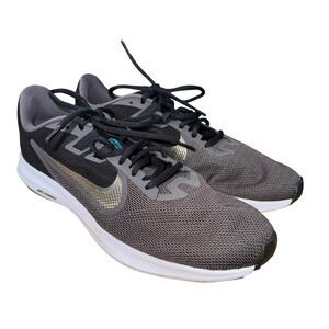 Nike Downshifter 10 Mens 12 Pre-Owned Running Shoes AQ7481-008 Athletic Sneakers